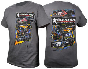 ALLSTAR PERFORMANCE T-Shirt Dark Gray Circle Track Large ALL99901L
