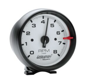 AUTOMETER 3-3/4in White Face Tach- Black Cup 2303