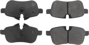 CENTRIC BRAKE PARTS Posi-Quiet Ceramic Brake Pads with Shims and Har 105.1433