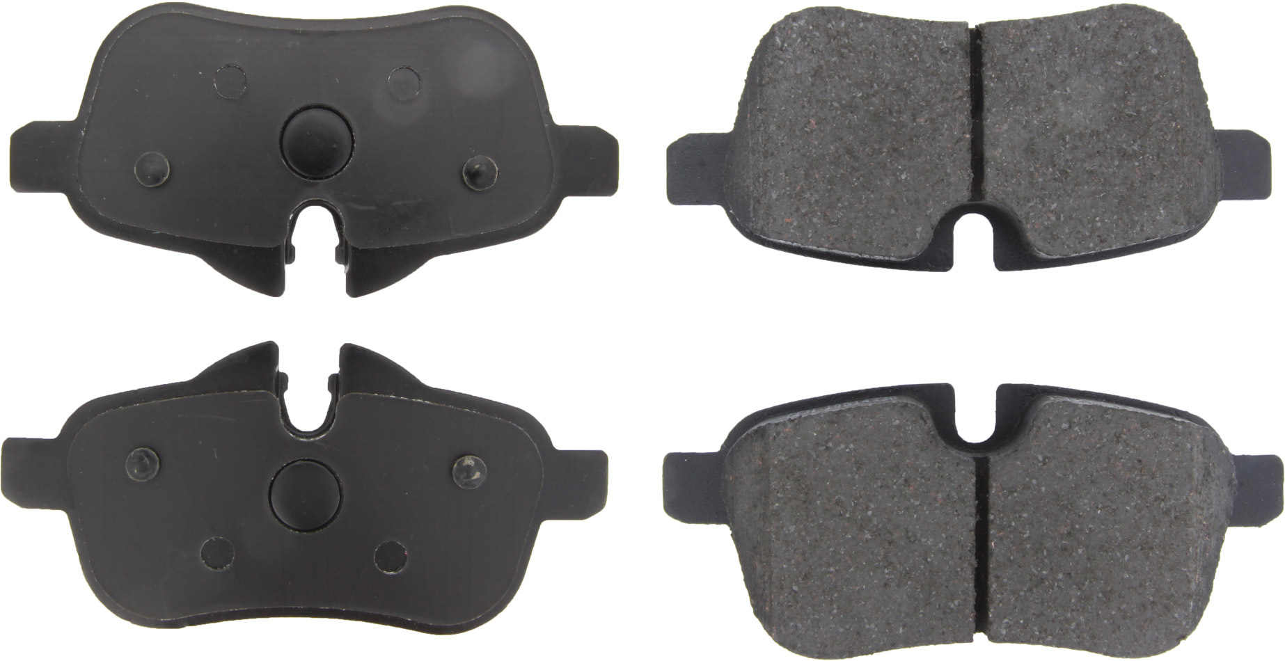 CENTRIC BRAKE PARTS Posi-Quiet Ceramic Brake Pads with Shims and Har 105.1433