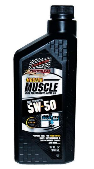 CHAMPION BRAND Modern Muscle 5w50 Oil 1 Qt. Full Synthetic CHO4403H