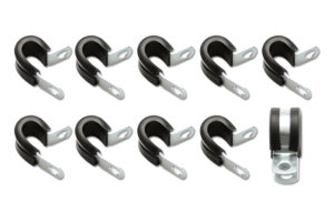 VIBRANT PERFORMANCE Cushion Clamps for 1/2in (-8AN) Hose – Pack of 10 17192