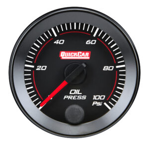 QUICKCAR RACING PRODUCTS RedLine  Gauge 2-1/16in Oil Pressure 0-100psi 65-003