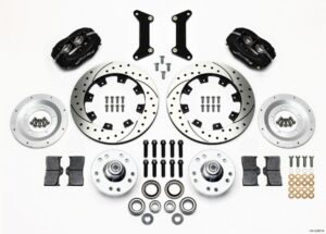 WILWOOD Front Brake Kit 80-87 GM G-Body 4 Piston Caliper 140-12297-D