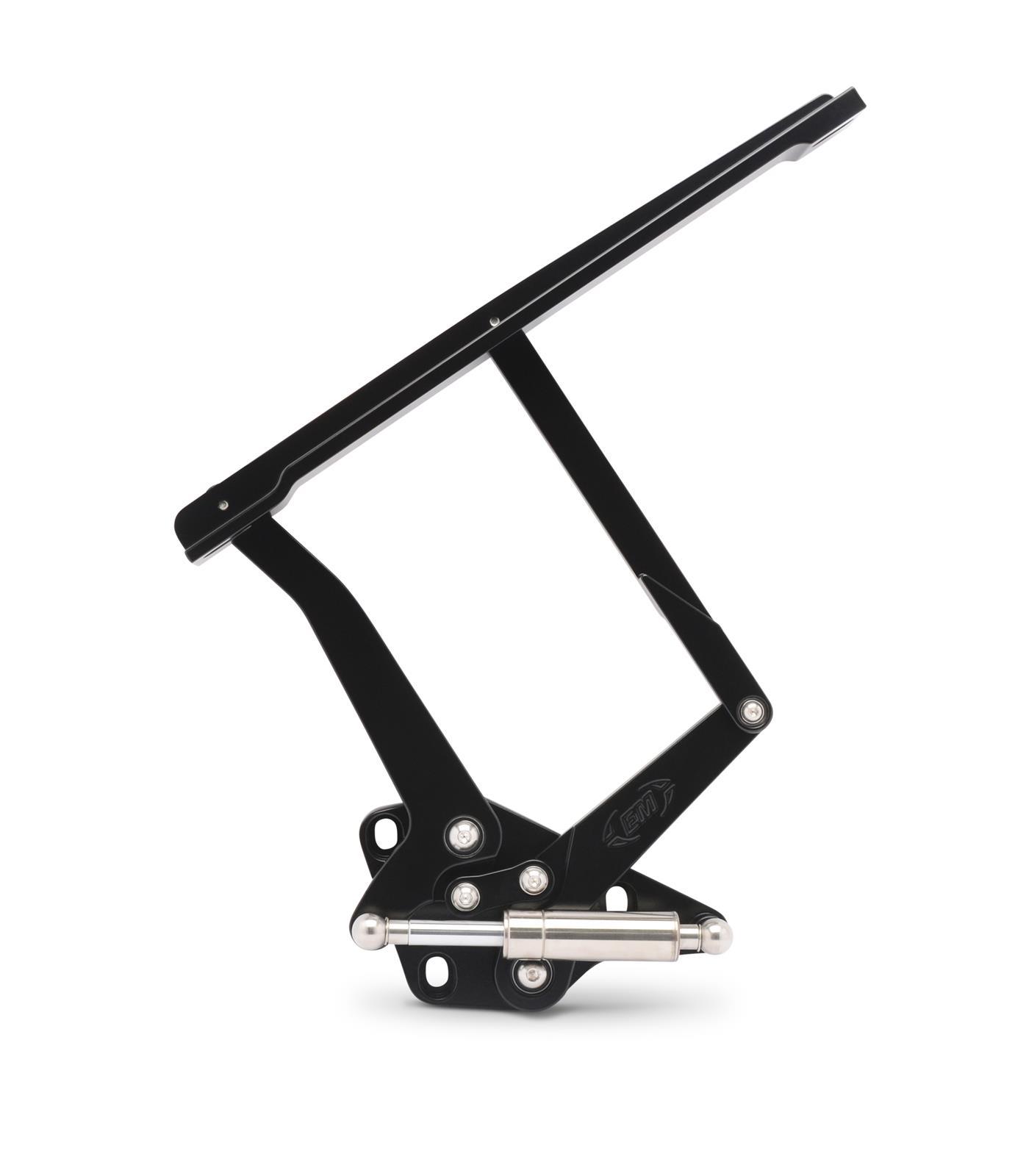 EDDIE MOTORSPORTS Hood Hinge 69-72 Cutlass Matte Black Pair MS149-73MB