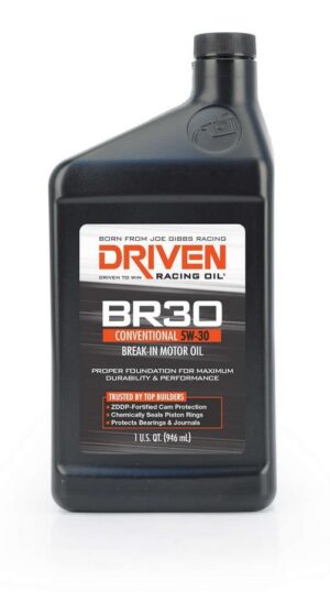 DRIVEN RACING OIL BR30 5w30 Petroleum Oil 1 Qt Break-In Oil 01806