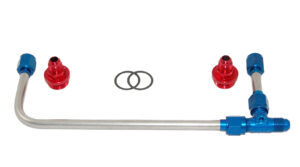 ADVANCED ENGINE DESIGN Polished S/S 4150 Carb. Fuel Line Kit 60945