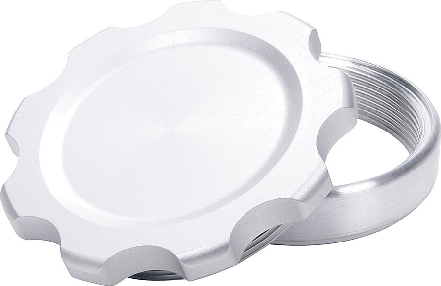 ALLSTAR PERFORMANCE Filler Cap Silver with Weld-In Steel Bung Large ALL36174