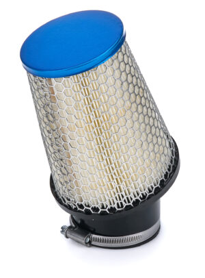 OTR FILTERS Filter Air Kart 2.437in Inlet 5in 20 Deg Blue CY11001BA