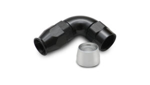 VIBRANT PERFORMANCE Fitting Hose End Full Flow PTFE 90 Degree 28906