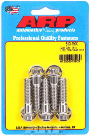 ARP S/S Bolt Kit – 12pt. (5) 3/8-16 x 1.500 613-1500