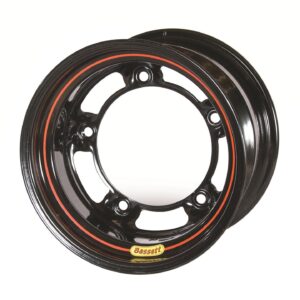 BASSETT Wheel 15in x 10in W/5 7in BS Black 50SR7