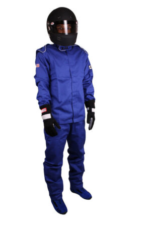 RJS SAFETY Pants Blue 3X-Large SFI-1 FR Cotton 200410308