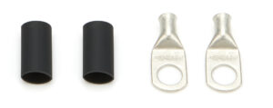 QUICKCAR RACING PRODUCTS Ring Terminal 5/16in 8 Ga w/Heat Shrink Pair 57-571