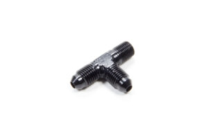 AEROQUIP Alum Run Tee #4 Flare 1/8in Black FCM5124