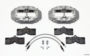 WILWOOD Front Brake Kit 65-82 Corvette Clear Anodized 140-10789