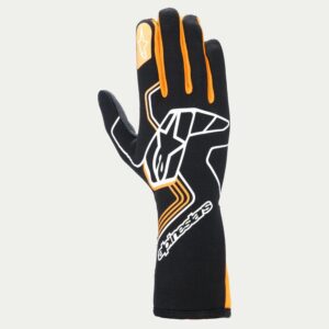 ALPINESTARS USA Glove Tech-1 Race V4 Black / Flo Org  2X-Lrg 3552024-156-2XL