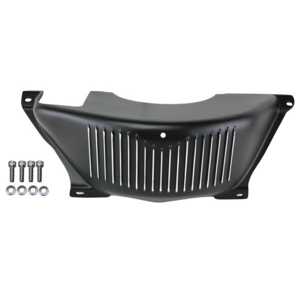 SPECIALTY PRODUCTS COMPANY Flywheel Dust Cover GM Turbo 350 Black Aluminum 8607BK