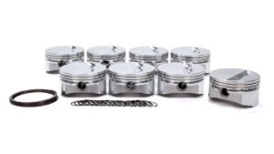 SPORTSMAN RACING PRODUCTS SBC Flat Top Piston Set 4.125 Bore -5cc 231308