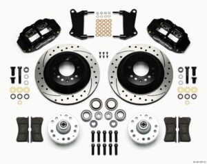WILWOOD Front Disc Brake Kit Blk 67-72 Camaro Nova 12.88 140-12271-D