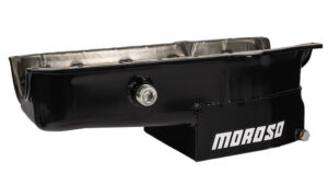 MOROSO SBC C/T Oil Pan – 7qt. 1pc. R/M w/Ins. Bung 21324