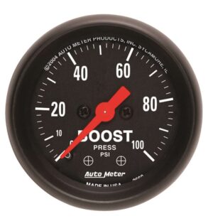 AUTOMETER 2-1/16in Z/S Boost Gauge – 0-100psi 2618