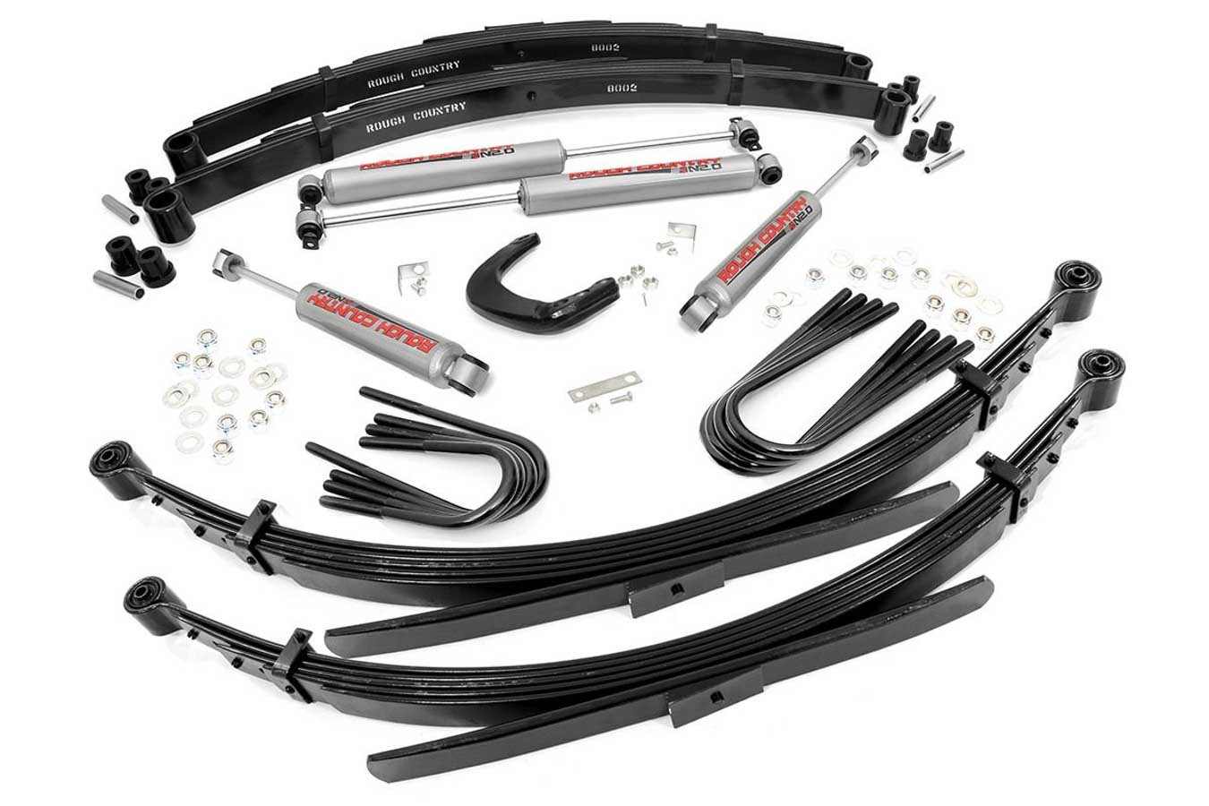 ROUGH COUNTRY 4-inch Suspension Lift S Lift Kit 245.20