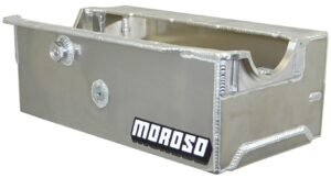 MOROSO SBC Sprint Car Alum. Oil Pan – Wet Sump 9.5qts. 21330