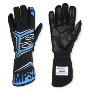 SIMPSON SAFETY Glove Magnata X-Large Black / Blue SFI 3.5/5 MGXB