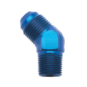 RUSSELL Adapter Fitting 6an Male to 3/8 NPT 45 Deg 662390