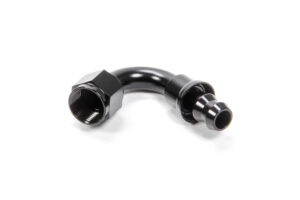 TRIPLE X RACE COMPONENTS #6 120 Degree Hose End Push Lock HF-12006BLK