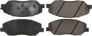 CENTRIC BRAKE PARTS Posi-Quiet Ceramic Brake Pads with Shims and Har 105.1202