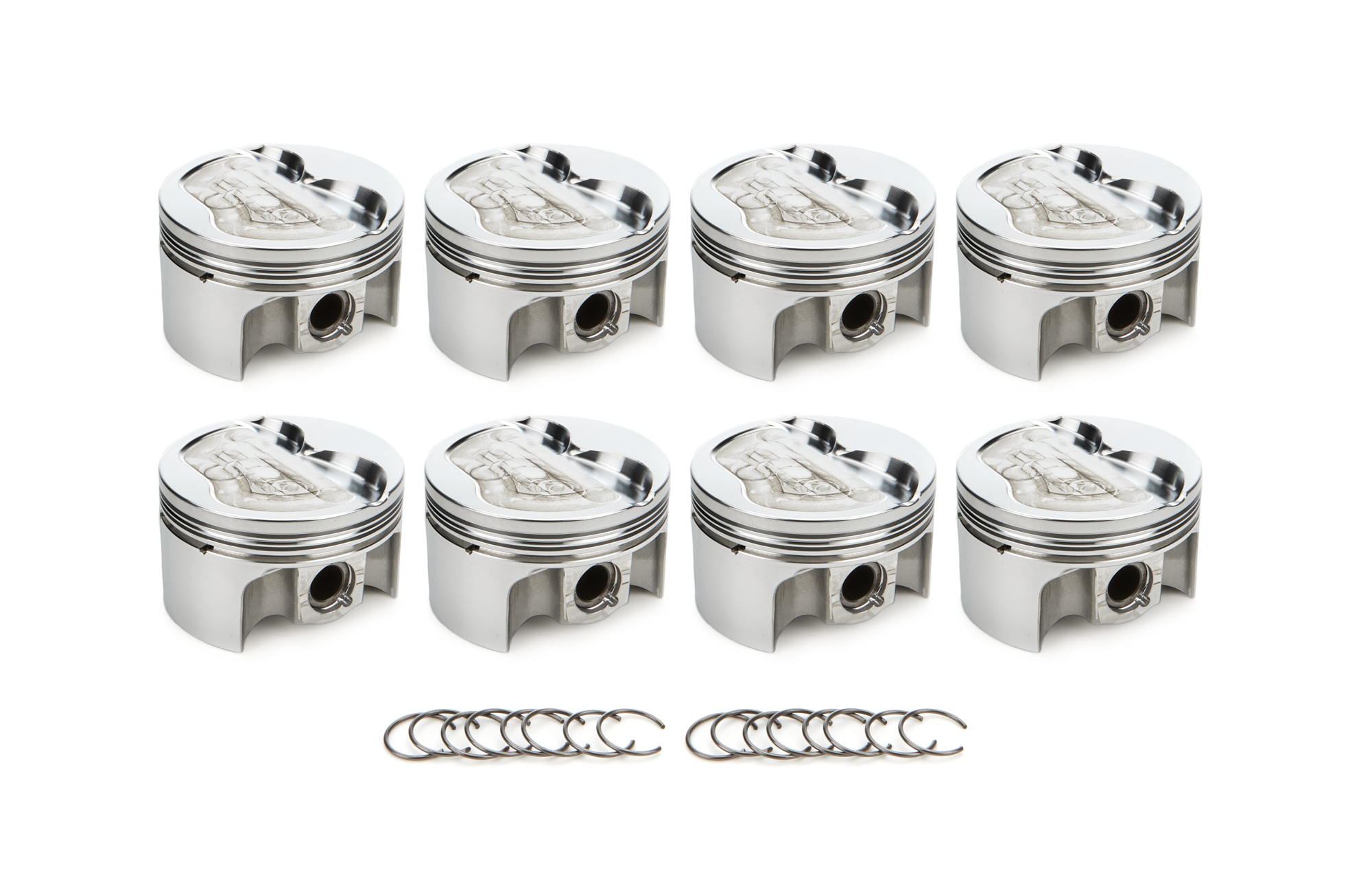 RACE TEC PISTONS SBF Dished Piston Set 4.030 Bore -9.5cc 1000377