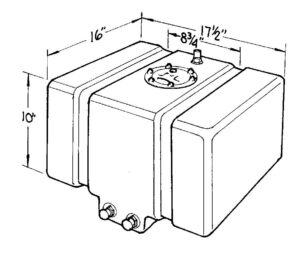 JAZ 12-Gallon Drag Race Cell 250-012-01