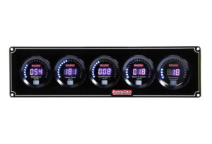 QUICKCAR RACING PRODUCTS Digital 4-1 Gauge Panel OP/WT/FP/WP w/Tach 67-4056