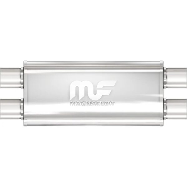 MAGNAFLOW PERF EXHAUST Stainless Muffler 2.5in Dual In / Dual Out 12468
