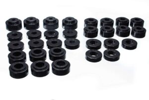 ENERGY SUSPENSION 68-72 Chevy Body Mounts Black 3.4115G