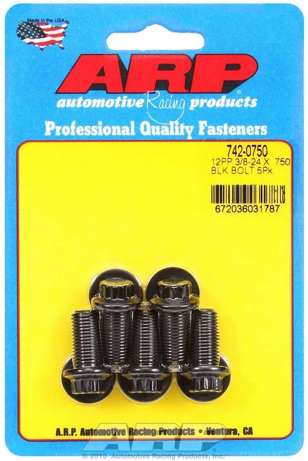 ARP Bolt Kit – 12pt. (5) 3/8-24 x .750 742-0750