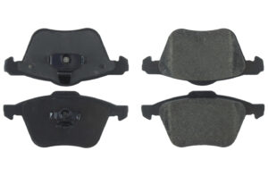 CENTRIC BRAKE PARTS Posi-Quiet Semi-Metallic Brake Pads with Hardwar 104.0979
