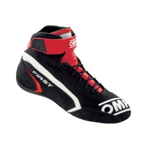 OMP RACING, INC. FIRST SHOES my2021 RED/B LACK TG. 43 FIA 8856-201 IC0-0824-A01-073-43