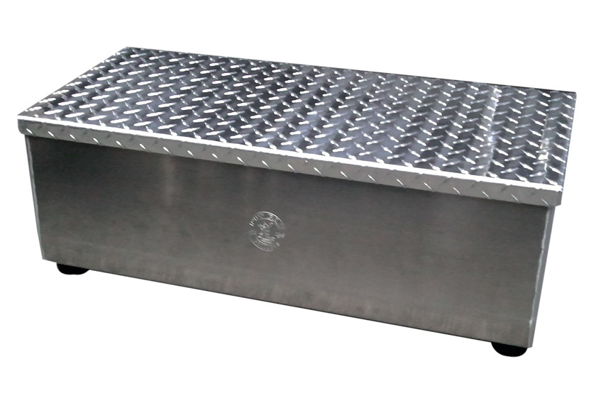 PIT-PAL PRODUCTS Portable Aluminum Step 30inW 10inH 12inW 496