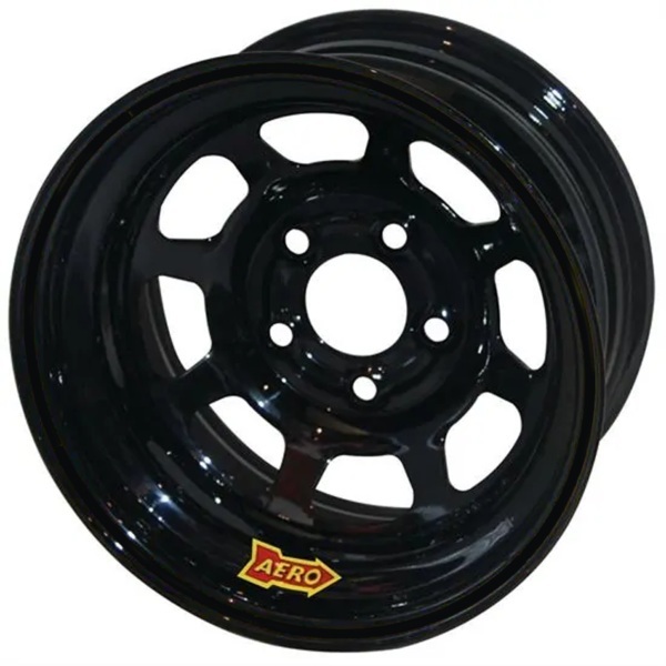 AERO RACE WHEELS 15×7 3.5in. 4.50 Black 50-174535