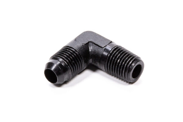 FRAGOLA 90 Deg Adapter Fitting #4 x 1/8 MPT Black 482204-BL