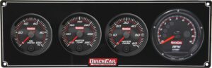 QUICKCAR RACING PRODUCTS Redline 3-1 Gauge Panel OP/WT/WP w/Recall Tach 69-3046