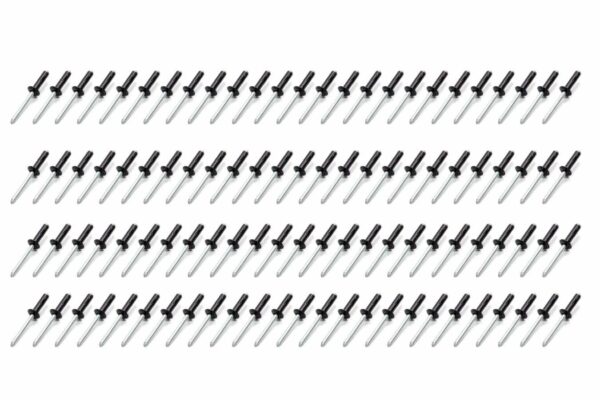 FIVESTAR Sm Hd Rivet Black Multi -grip 100pk 814B-100S