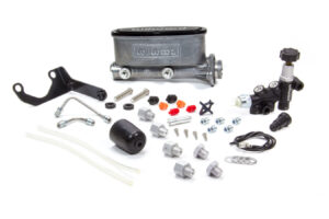 WILWOOD Alum Tandem M/C Kit w/ Brkt & Prop Valve 1.12in 261-13270