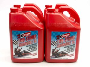REDLINE OIL 2-Stroke Snowmobile Oil Case/4-Gal 41005