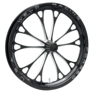 WELD RACING V-Series Frnt Drag Wheel Black 17×2.25 Anglia Mnt 84B-17000
