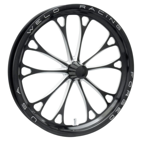 WELD RACING V-Series Frnt Drag Wheel Black 17×2.25 Anglia Mnt 84B-17000