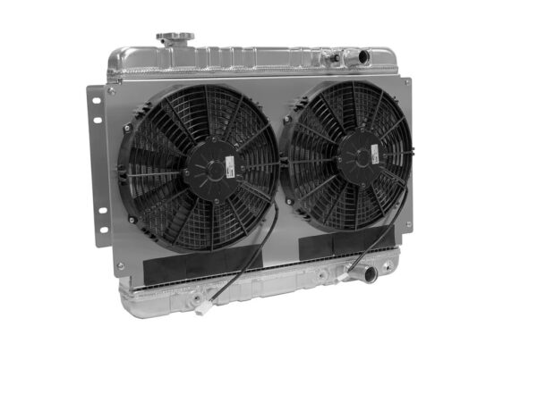 DEWITTS RADIATOR Radiator w/Fans Chevelle 68-72 LS Auto Trans Raw 32-6139003A